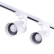 Pack 2 Foco de Carril Monofásico E27 PAR30/A65 - Blanco — Vetonek