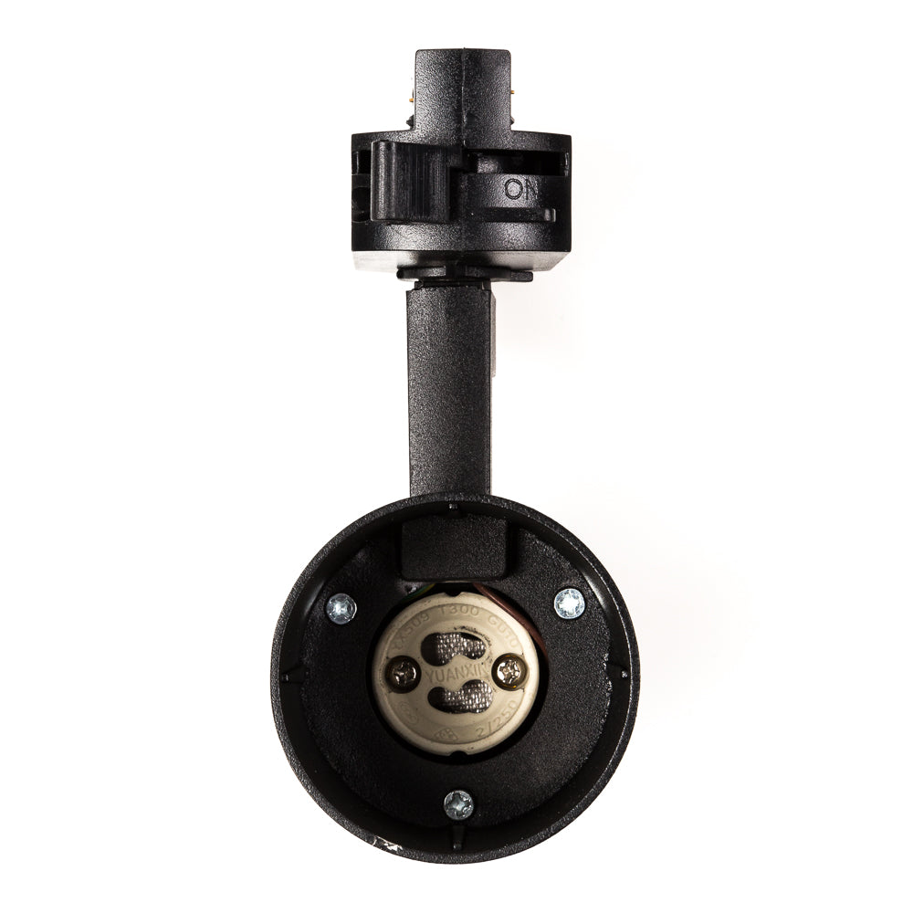 Foco Carril Monofásico "Lumiastra" 1xGU10 Negro — Vetonek (2)