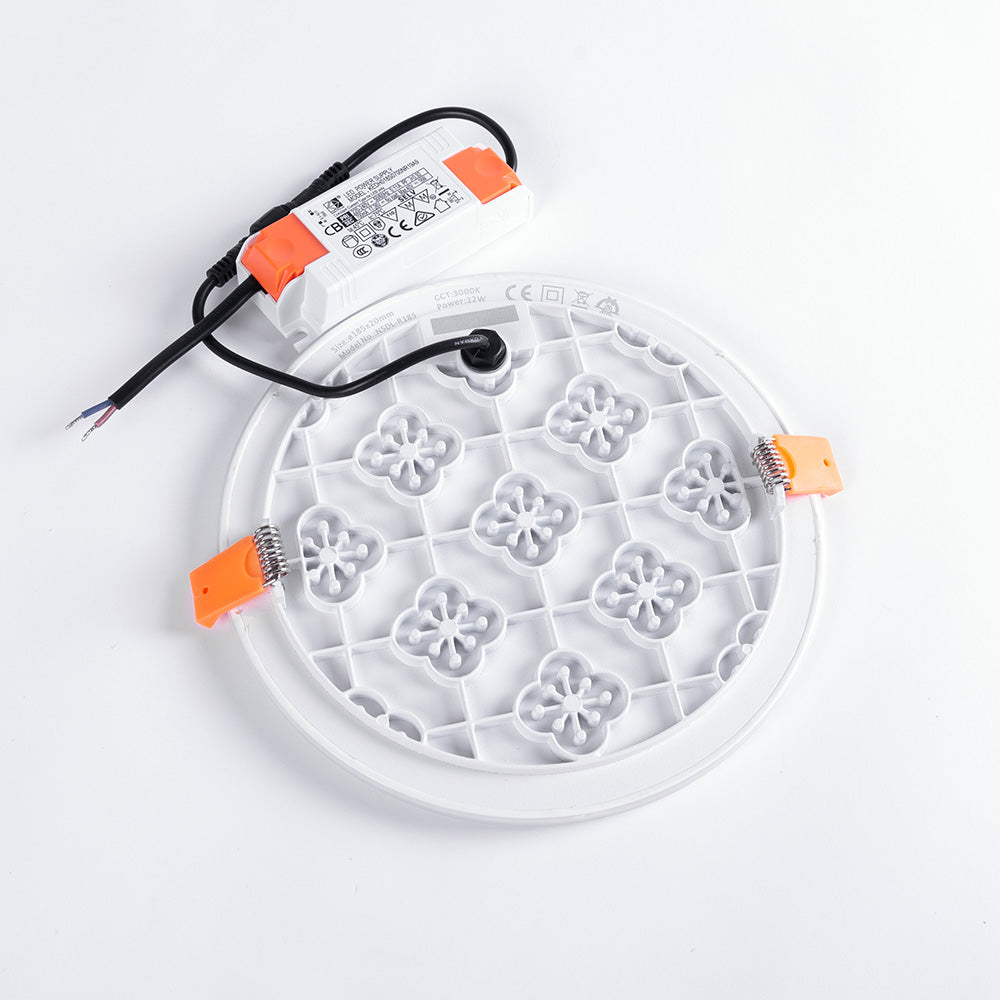 Placa LED IP65 2700ºK Circular sin Marco — Vetonek (12)