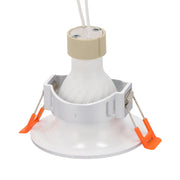 Aro downlight empotrable redondo GU10 color plata "Virel" — Vetonek (4)