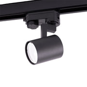 Foco Carril Trifásico "Lumiastra" 1xGU10 Negro — Vetonek