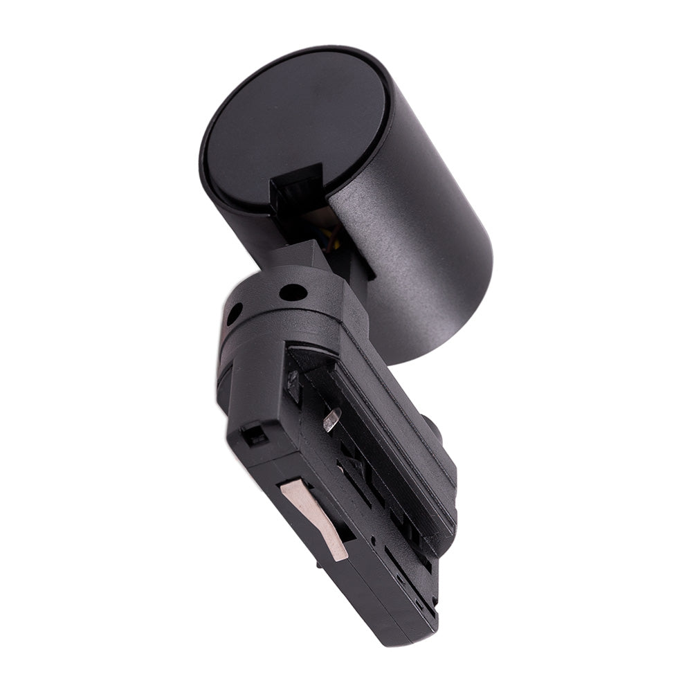 Foco Carril Trifásico "Lumiastra" 1xGU10 Negro — Vetonek (2)
