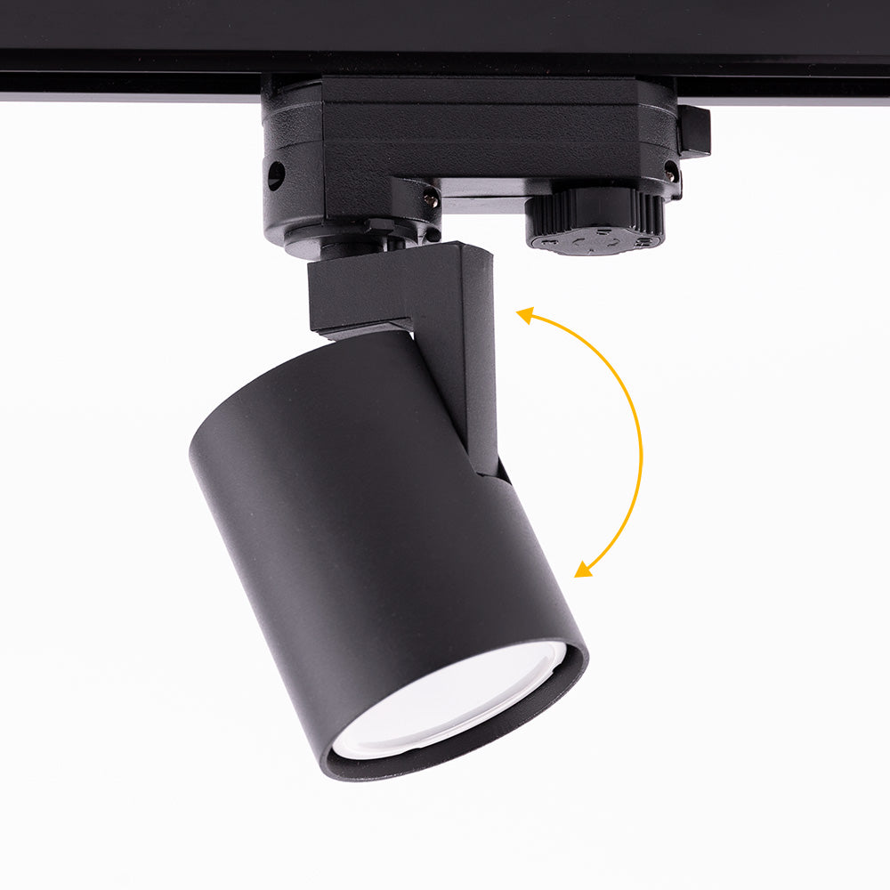 Foco Carril Trifásico "Lumiastra" 1xGU10 Negro — Vetonek (5)