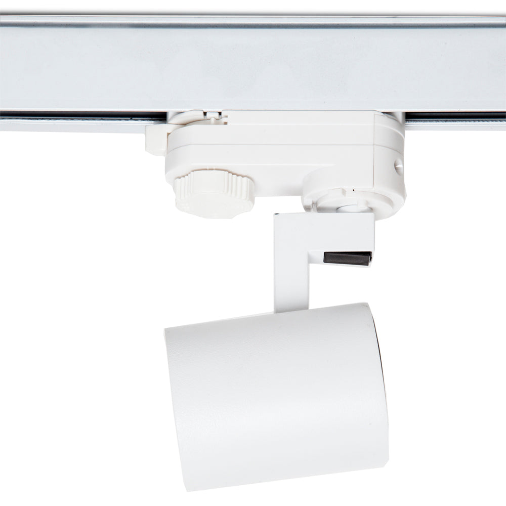 Foco Carril Trifásico "Lumiastra" 1xGU10 Blanco — Vetonek