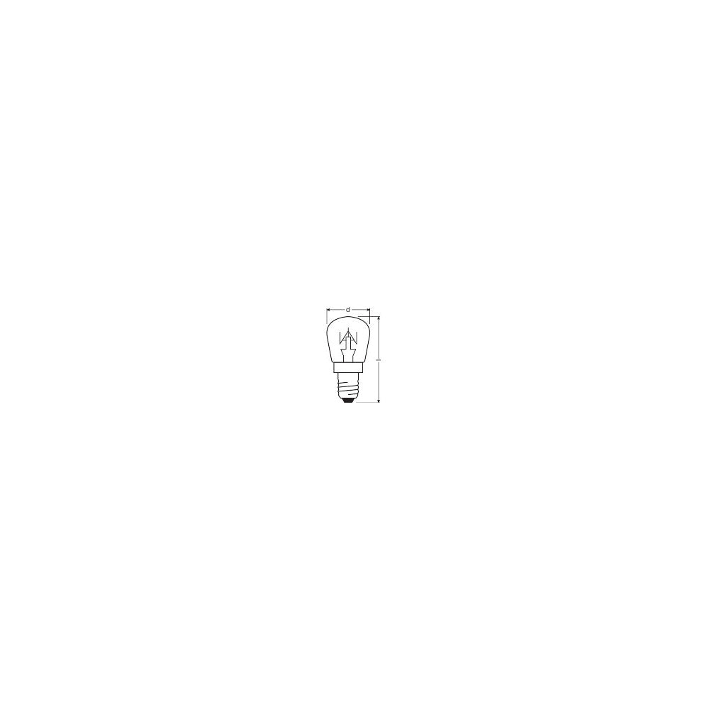 Ledvance/Osram Bombilla Incandescente E14 25W 140Lm 2700K Regulable - Blanco Muy Cálido — Vetonek (3)