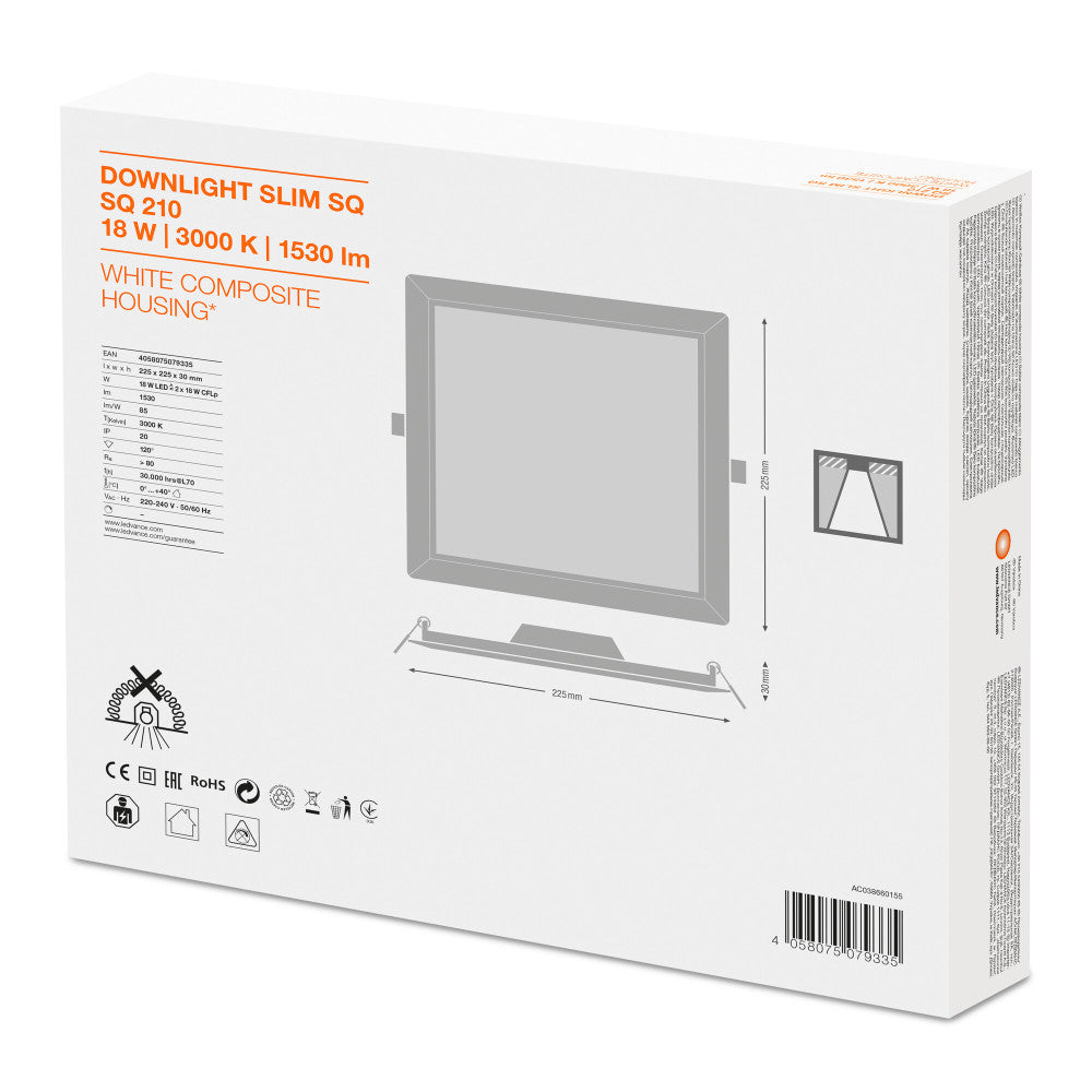 LEDVANCE Foco Downlight LED 3000K — Vetonek (2)