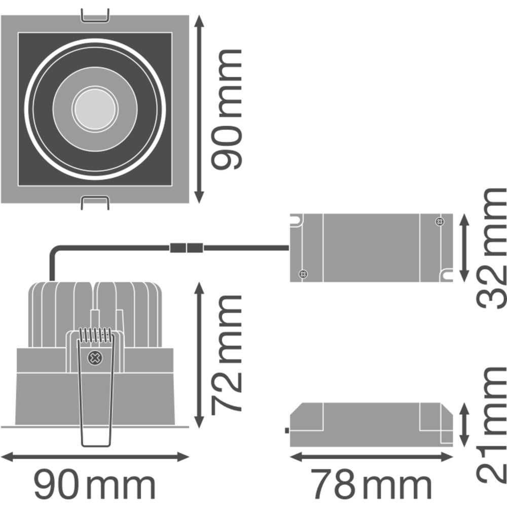 Foco LED LEDVANCE IP20 — Vetonek (3)