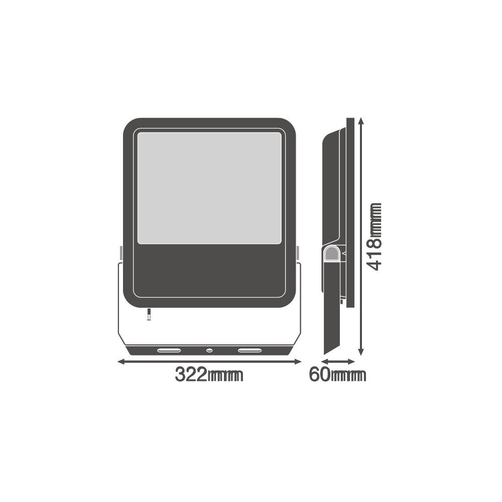 Foco Proyector LED Ledvance 165W 20000Lm 4000K 100 x 100º IP65 - Blanco Natural — Vetonek (3)