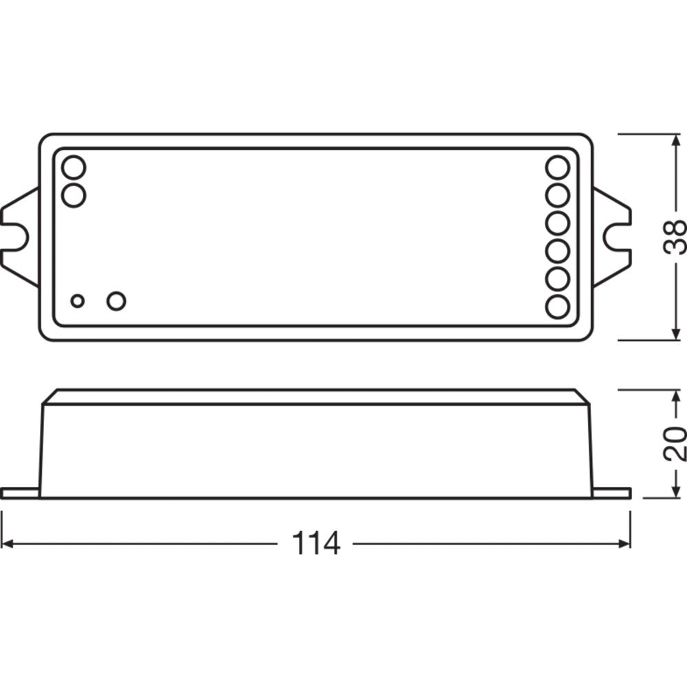 Controlador LEDVANCE EC LC RF de 24 V RGBW/TW — Vetonek (2)