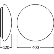 Aplique de pared LED Ledvance 120º IP44 — Vetonek (3)