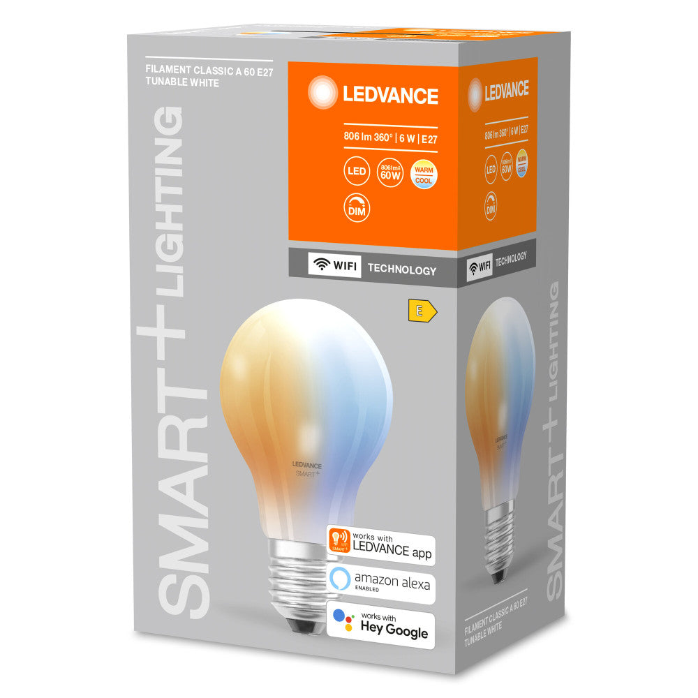 Bombilla LED Ledvance "SMART" E27 6W 806Lm 2700…6500K IP20 Regulable — Vetonek (2)