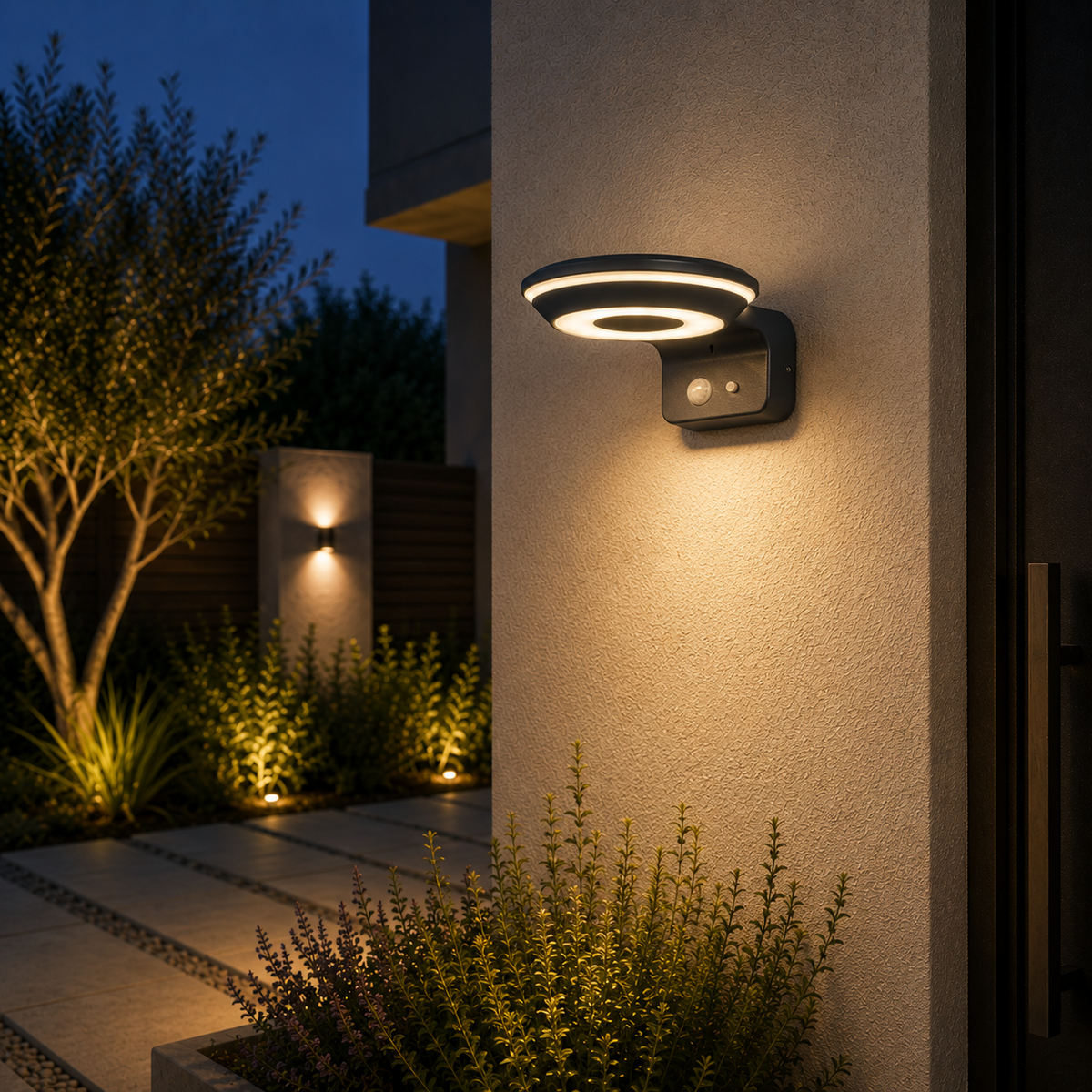 Luminaria LED de exterior Ledvance "Endura" con sensor, 3,6 W, 180 lm, 3000 K, IP44 — Vetonek