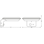 Luminaria LED de exterior Ledvance "Endura" con sensor, 3,6 W, 180 lm, 3000 K, IP44 — Vetonek (3)
