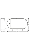 Luminaria LED de exterior Ledvance "Endura" con sensor, 4W, 380Lm, 3000K, IP44 — Vetonek (3)