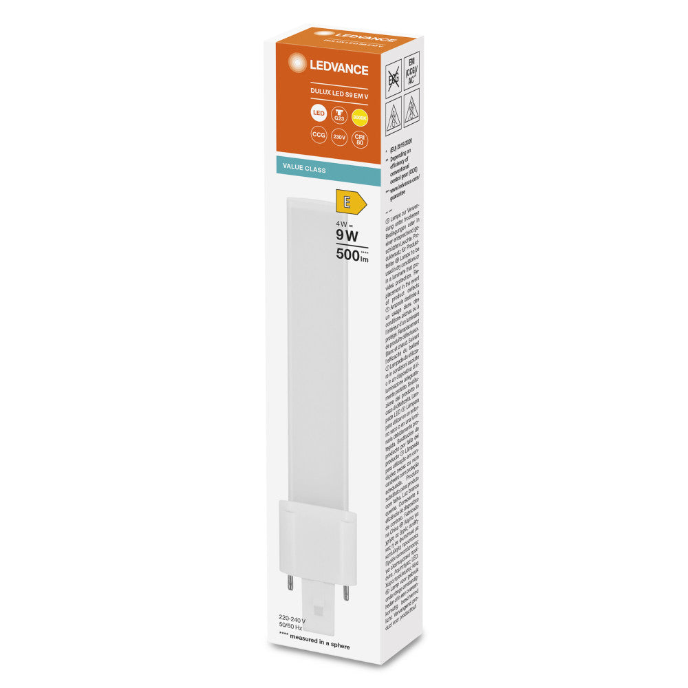 Lámpara LED Ledvance/DULUX G23 4W 500Lm 3000K 120º IP20 — Vetonek (2)