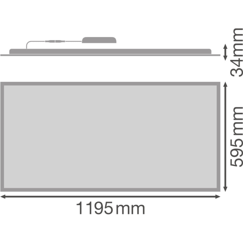 Panel LED Ledvance 53W 5830Lm 4000K 90º IP40/IP20 — Vetonek (3)