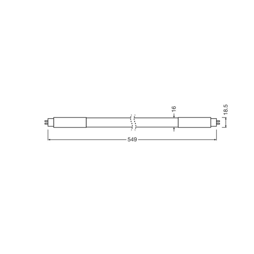 Tubo LED T5 Ledvance G5 190º IP20 — Vetonek (2)
