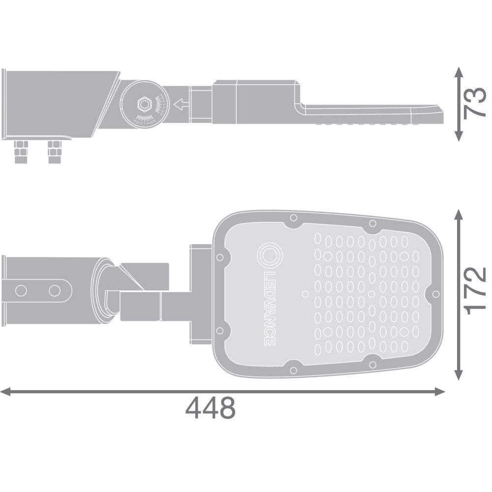 Farola LED LEDVANCE AREA 45W 5850Lm 2700K 58 x 160º IP66 — Vetonek (2)
