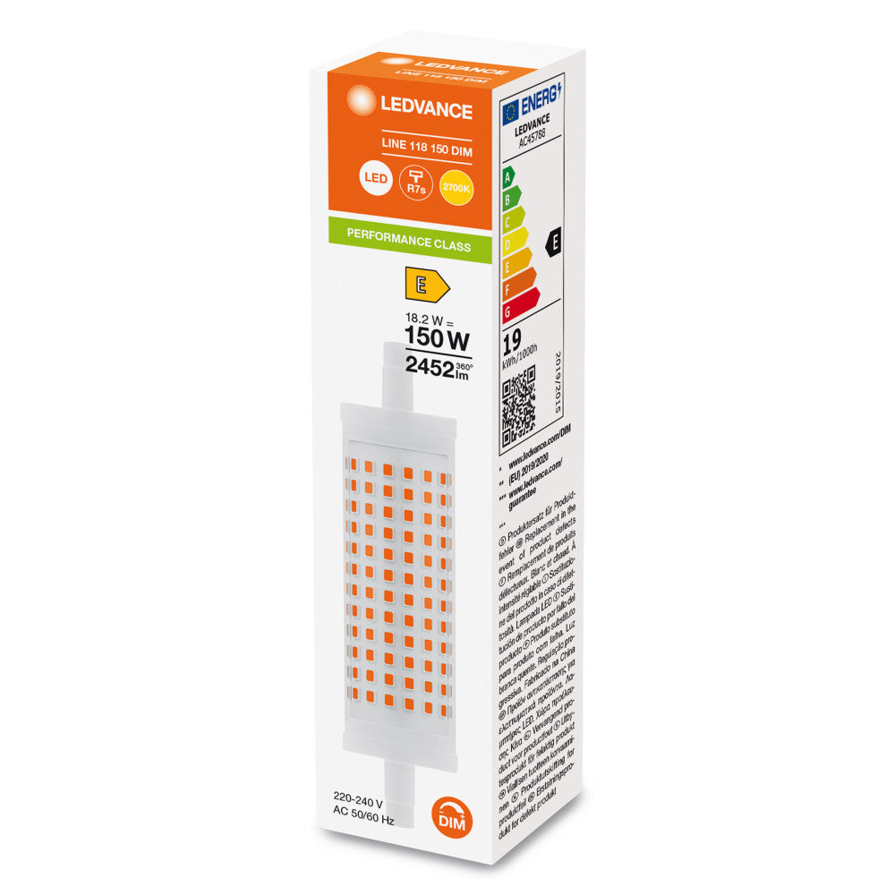 Ledvance/Osram Bombilla LED "Special" R7s 18,2W 2452Lm 2700K 300º IP20 Regulable — Vetonek (2)