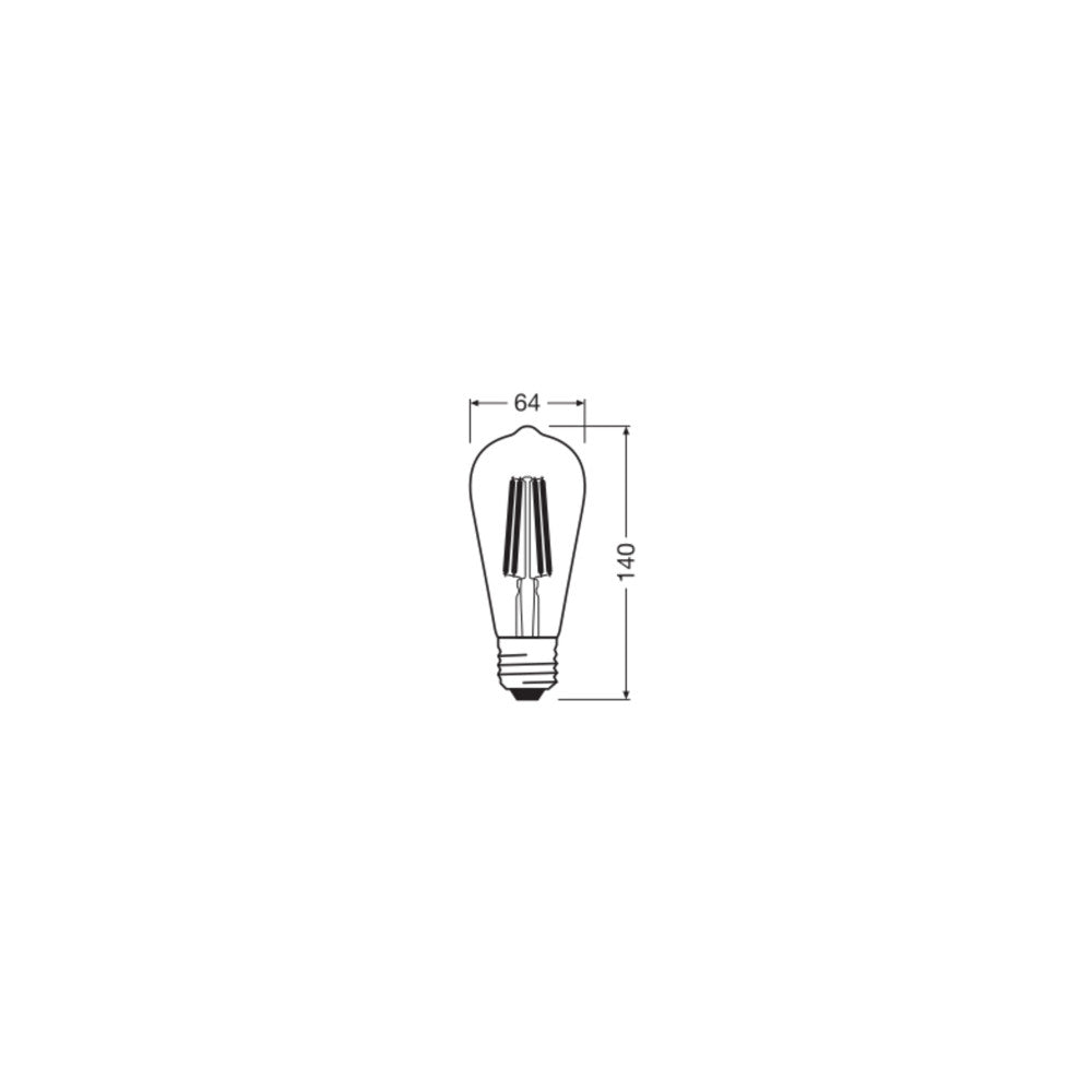 Bombilla LED Ledvance/Osram "Classic" E27 3,8 W 806 lm 3000 K 320º IP20 — Vetonek (3)