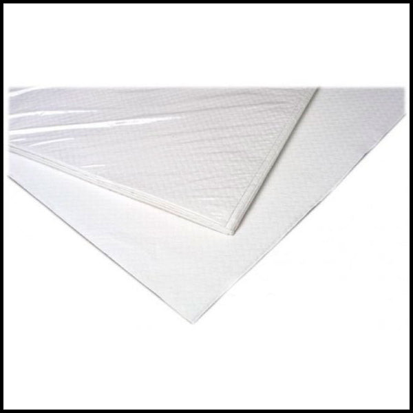 Mantel desechable de papel blanco 120x120 cm - Caja de 300 uds Vetonek