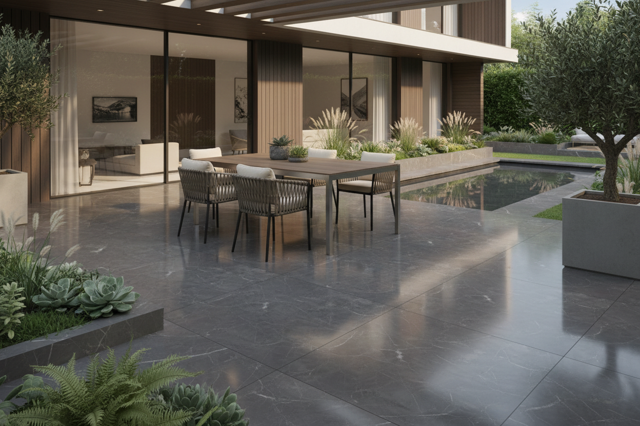 Losas porcelánicas cuadradas XL - Vetonek