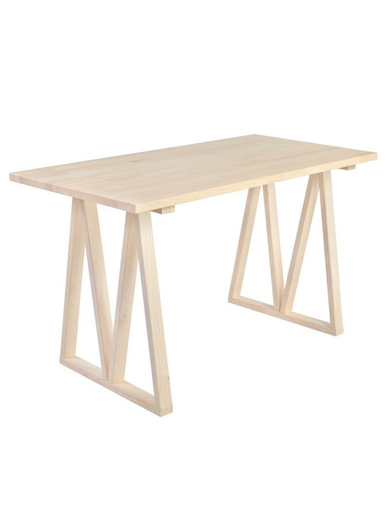 Mesa escritorio de madera con patas BOK - 2 posiciones Astideco