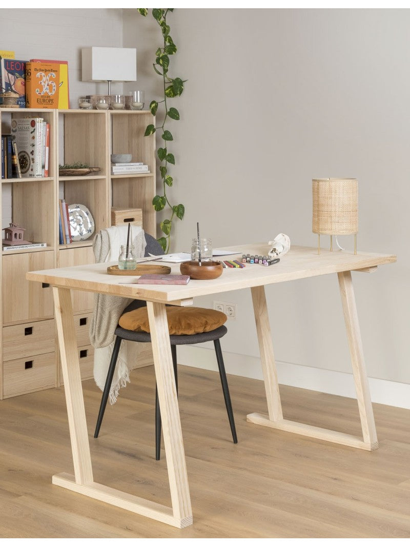 Mesa escritorio de madera con patas BOK - 4 posiciones Astideco