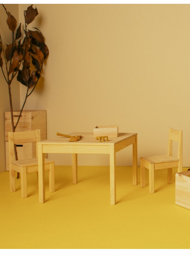 Mesa Infantil de Madera CURIE: Ideal para Pequeños de 2-3 Años Astideco