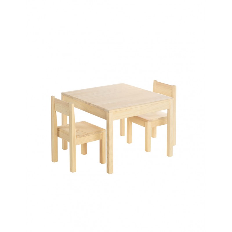 Mesa Infantil de Madera CURIE: Ideal para Pequeños de 2-3 Años Astideco