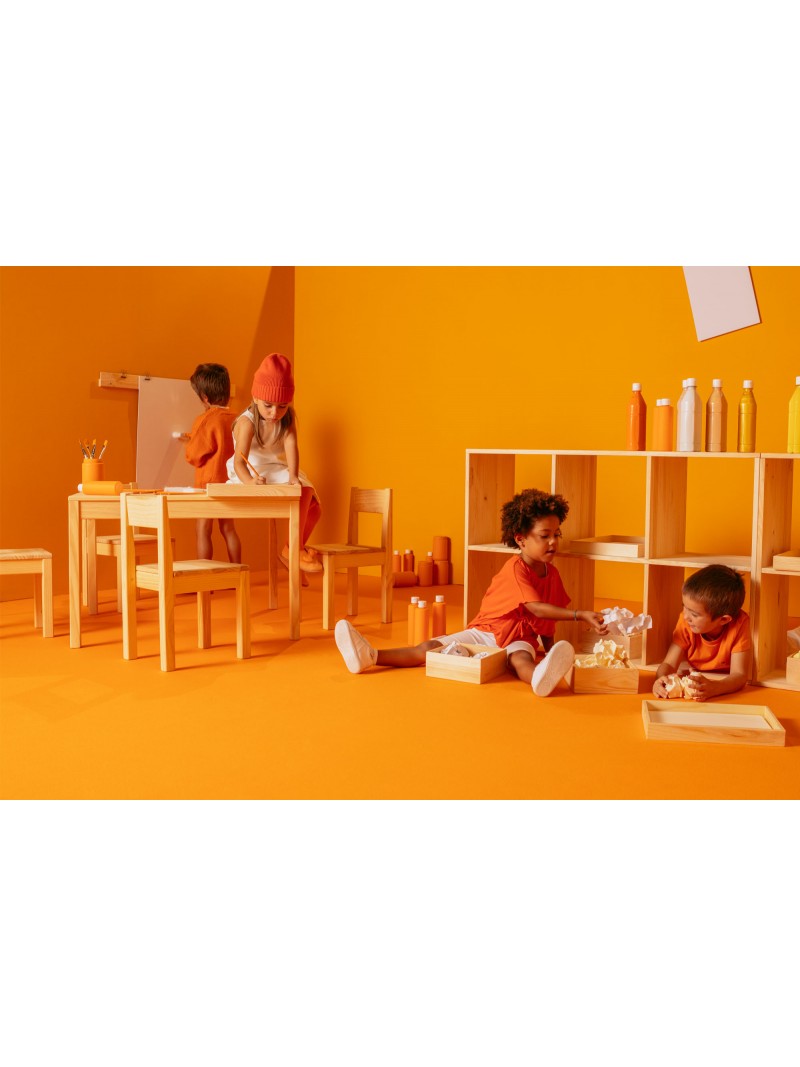 Mesa Infantil de Madera CURIE: Ideal para Pequeños de 2-3 Años Astideco