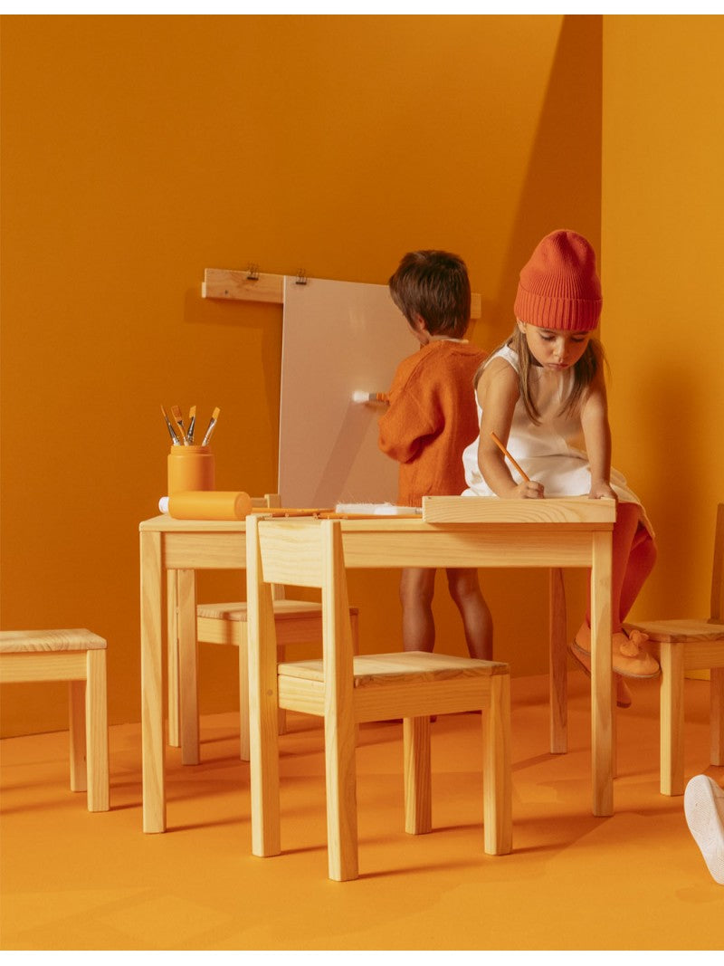 Mesa Infantil de Madera CURIE: Ideal para Pequeños de 2-3 Años Astideco