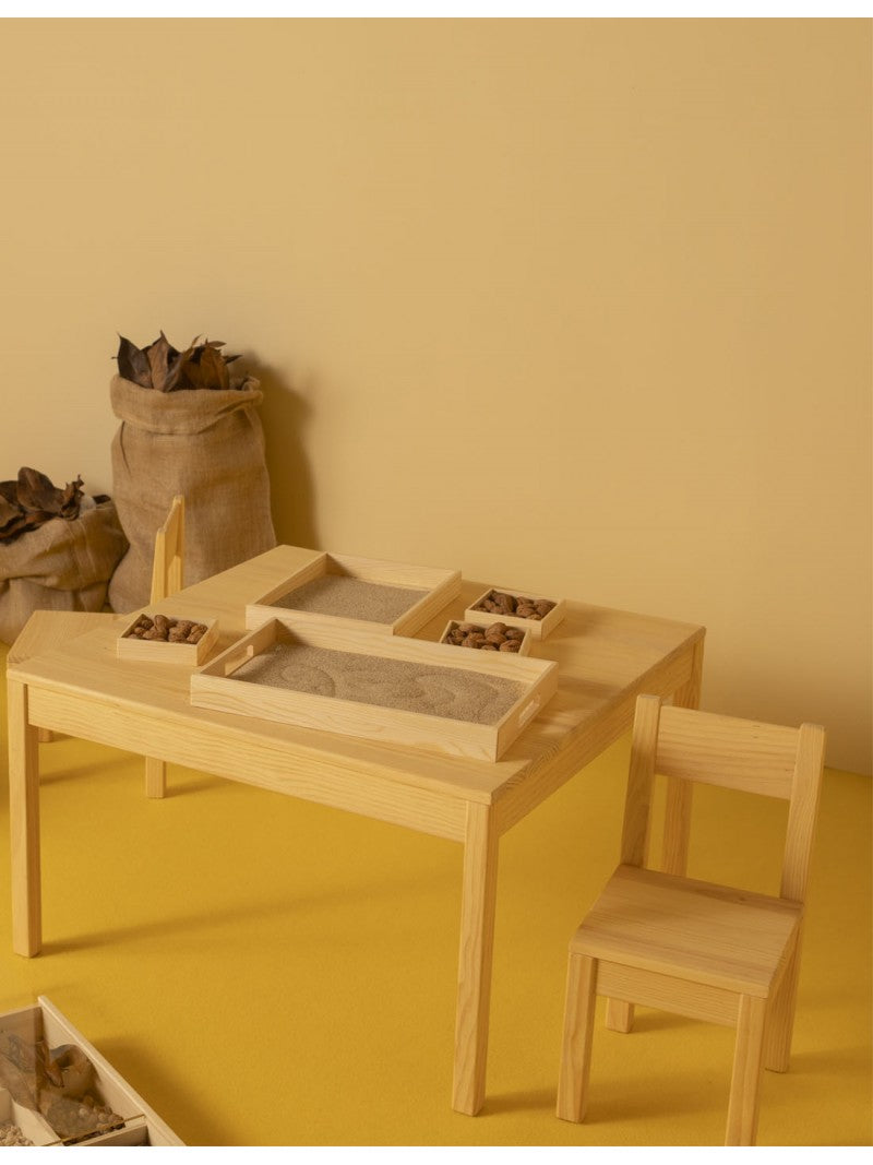 Mesa Infantil de Madera CURIE - Ideal para Niños de 4 a 5 Años Astideco