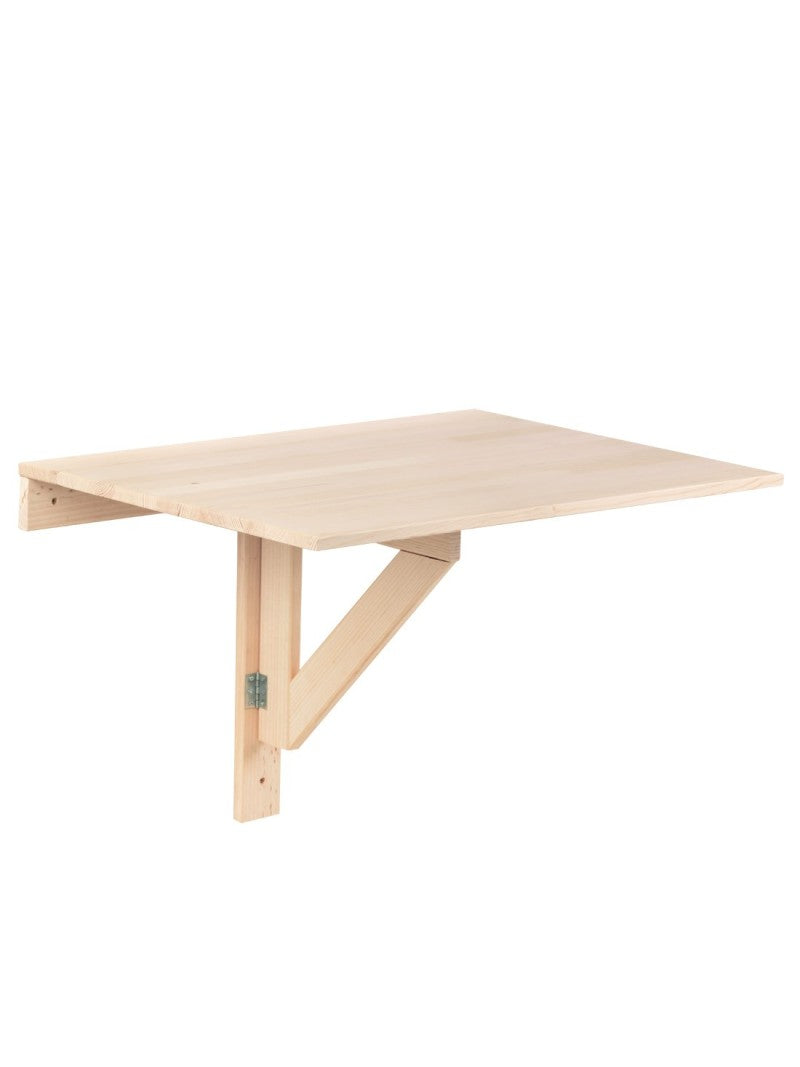 Mesa plegable de pared en madera maciza de pino Astideco