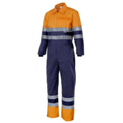 Mono bicolor de alta visibilidad Velilla 151 con cintas Reflatex - Vetonek