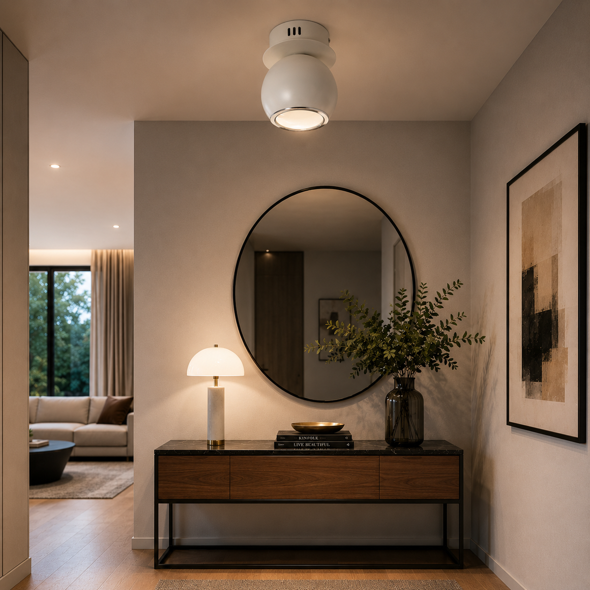 Aplique de Pared LED 5W 500Lm Blanco Amelia — Vetonek