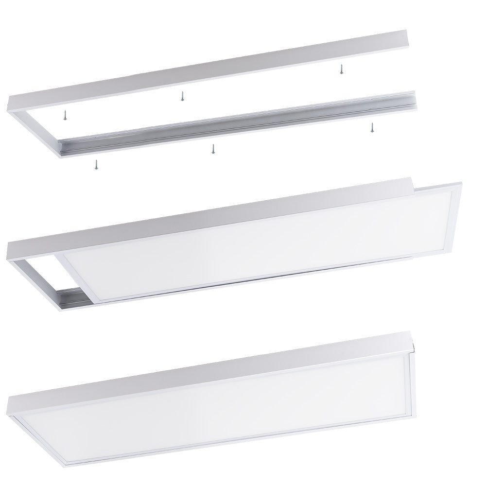 Marco Instalación Superficie Panel LED 120x60cm — Vetonek