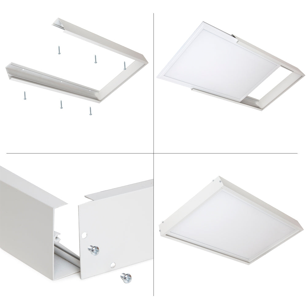 Marco Instalación Superficie Panel LED 60X30cm — Vetonek