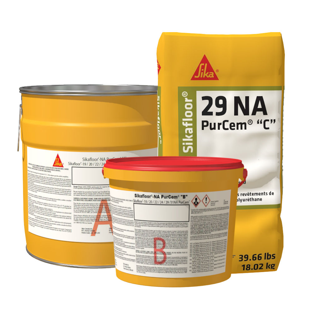 Lote de 21,5 kg de Sikafloor®-29 PurCem® de Sika, mortero híbrido de poliuretano-cemento de alta resistencia para pavimentos industriales - Vetonek