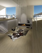 Ambiente salón con suelo efecto madera Ortisei Beige - Vetonek