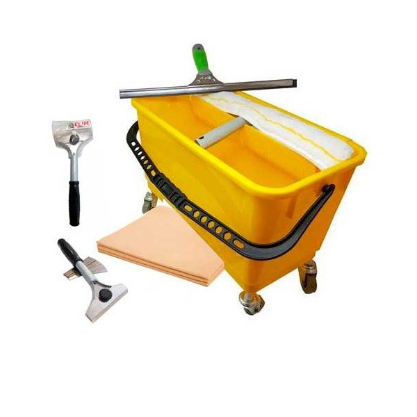 Kit Limpiacristales Completo 35 cm - Limpieza Profesional Vetonek