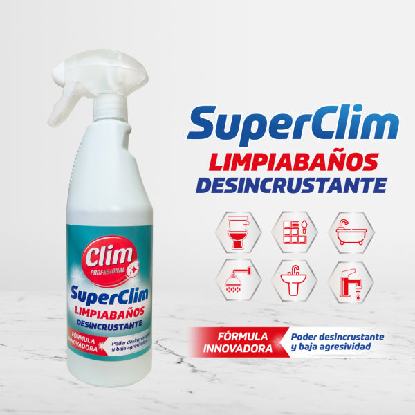 Kit SuperClim Multiusos: Desengrasante, Limpiabaños y Bayetas Vetonek