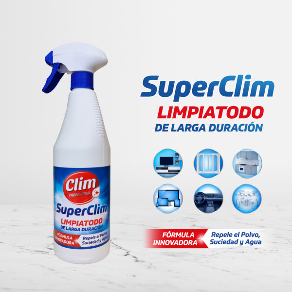 Kit SuperClim Multiusos: Desengrasante, Limpiabaños y Bayetas Vetonek