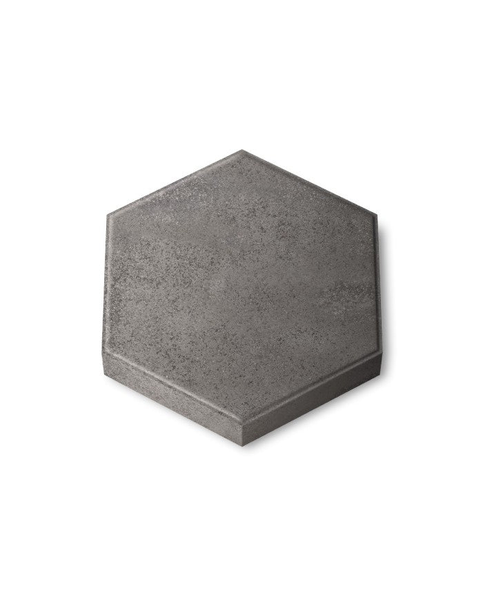 Panot Hexagonal Laguardia Bicolor de hormigón, pavimento con cantos biselados para patios y aceras - Vetonek