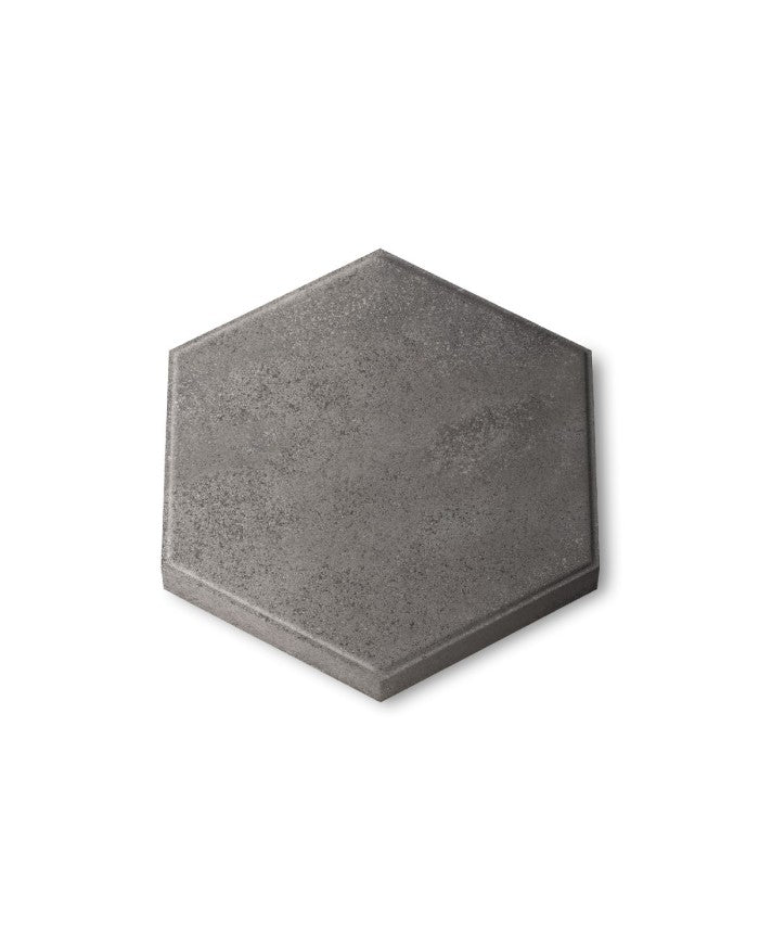Panot Hexagonal Laguardia Bicolor de hormigón, pavimento con cantos biselados para patios y aceras - Vetonek