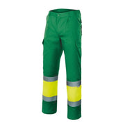 Pantalón bicolor de alta visibilidad Velilla 157, combinación de color - Vetonek