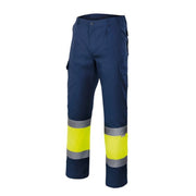 Pantalón bicolor multibolsillos de alta visibilidad Velilla 157 - Vetonek