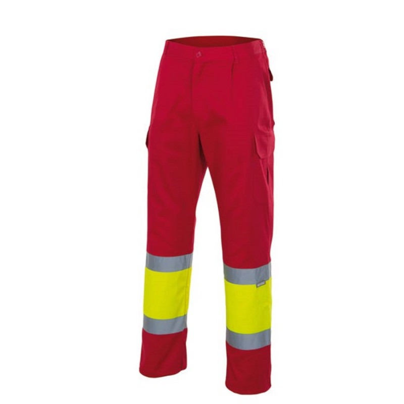 Pantalón bicolor de alta visibilidad Velilla 157, combinación de color - Vetonek