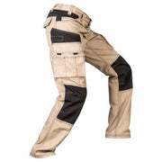 Pantalón canvas bicolor Velilla 103011B vista trasera - Vetonek
