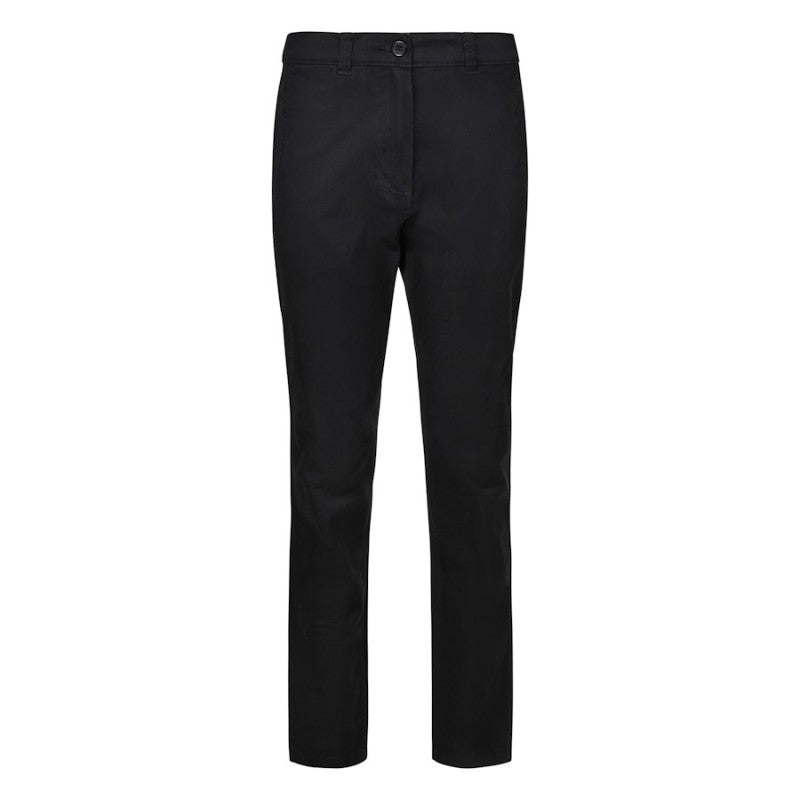 Pantalón chino de mujer negro Velilla 403012S - Vetonek